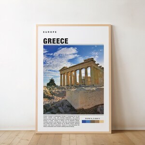 Greece Print, Greece Art, Greece Poster, Greece Photo, Greece Poster Print, Greece Painting, Athens Travel Poster, Vintage Greece Poster