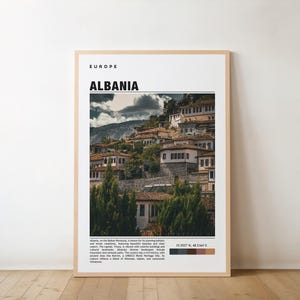 Albania Print, Albania Photo, Albania Poster, Albania Painting, Albania Artwork, Albania Island, Tirana Poster, Albania Wall Art, Albania