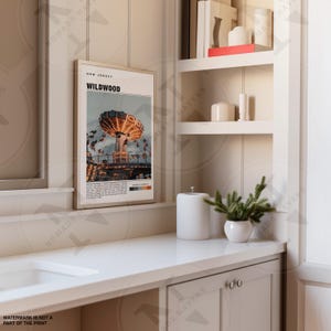 Wildwood Poster - Vintage Jersey Shore Beach Scene image 7