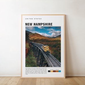 New Hampshire Druck, New Hampshire Kunst, Poster, New Hampshire Foto, New Hampshire Posterdruck, New Hampshire Malerei, New Hampshire, USA