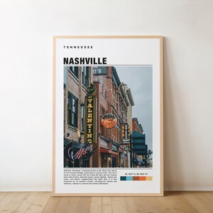 Nashville Print, Nashville Art, Nashville Poster, Nashville Photo, Nashville Poster Print, Nashville Painting, Tennessee Travel Poster, USA