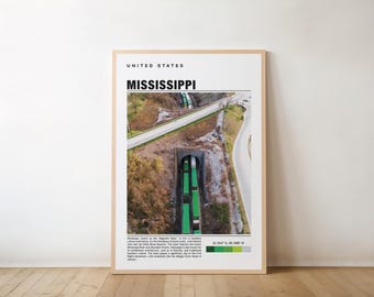 Mississippi Wall Art: Serene Southern Landscape - Digital Print