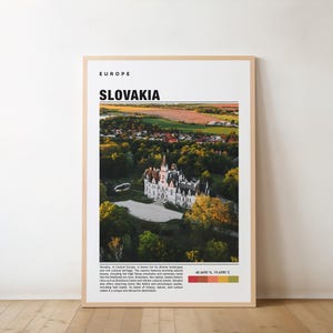 Slovakia Print, Slovakia Art, Slovakia Poster, Slovakia Photo, Slovakia Poster Print, Slovakia Painting, Bratislava Travel Poster, Slovakia
