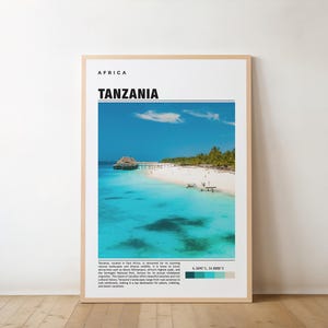 Tanzania Print, Travel Poster, Tanzania Art, Tanzania Poster, Tanzania Photo, Tanzania Poster Print, Tanzania Wall Decor, Travel Gift