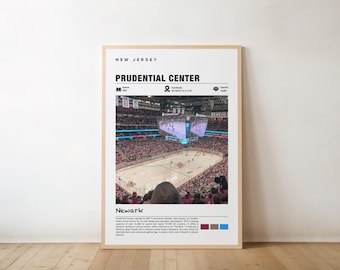 Print Prudential Center Arena - muurkunst Newark Sports Venue