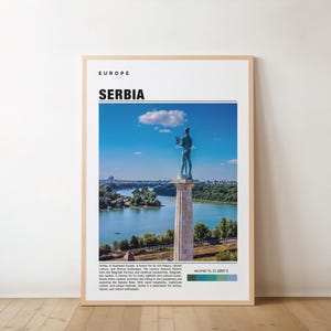 Serbia Print, Vintage Poster, Serbia Wall Art, Serbia Poster, Serbia Photo, Serbia Poster Print, Serbia Wall Decor, Serbia, Europe