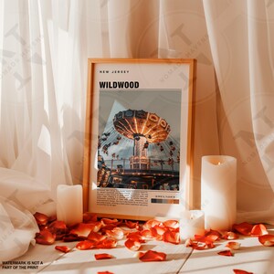 Wildwood Poster - Vintage Jersey Shore Beach Scene image 5