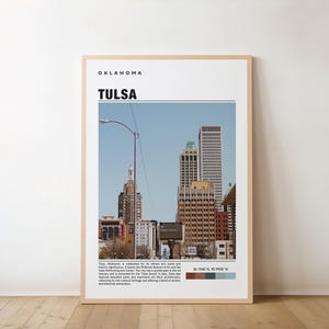 Tulsa Print, Tulsa Poster, Tulsa Wall Art, Tulsa Travel, Tulsa Art Print, Tulsa Artwork, Tulsa Photo, Tulsa Oklahoma Print, Tulsa Painting