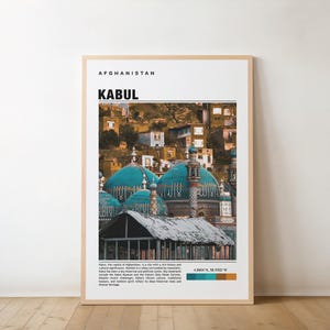Kabul Print, Vintage Poster, Kabul Wall Art, Kabul Poster, Kabul Photo, Kabul Poster Print, Kabul Wall Decor, Afghanistan, Digital Download