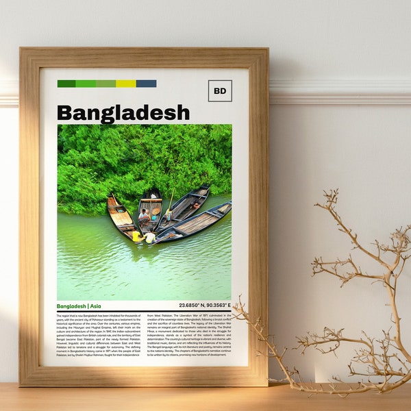 Bangladesh Print, Bangladesh Photo, Bangladesh Travel Poster, Bangladesh Painting, Bangladesh Artwork, Bangladesh City, Dhaka Poster Print