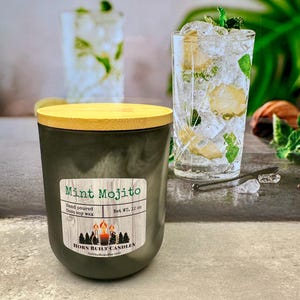 Handmade Mint Mojito Coco Soy candle