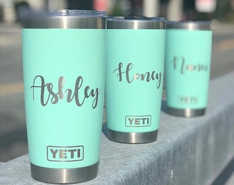 Personalized YETI | Custom Laser Engraved | Personalized Gifts |