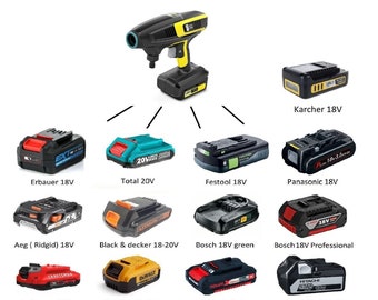 Batterijadapter voor Karcher 18V (JAdapters)