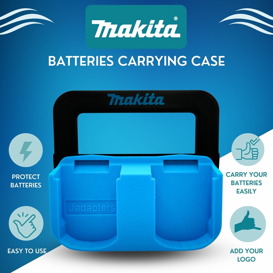Carry Caddy/case/holder for Makita Batteries Protect and Carry Your