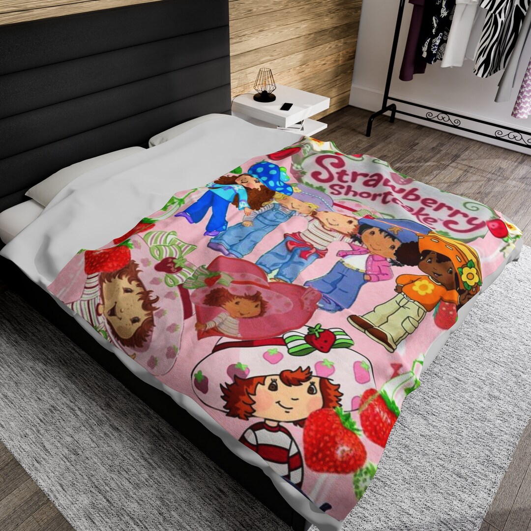 Strawberry Shortcake Blanket Etsy