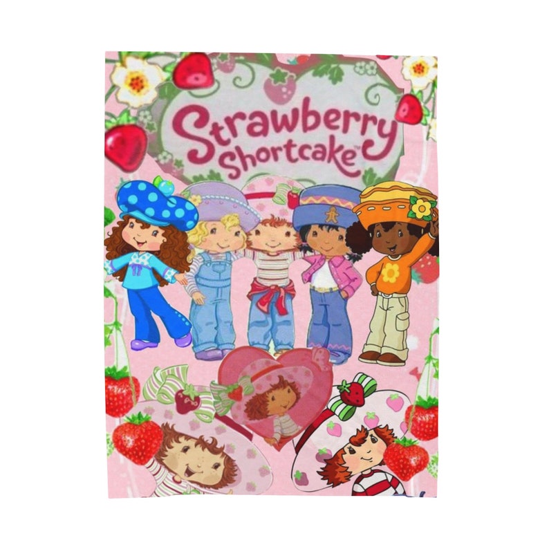 Strawberry Shortcake Blanket Etsy