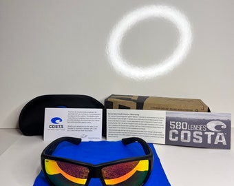 Gafas de sol Costa Del Mar Tuna Alley - Lentes polarizadas 580P Naranja/Negro