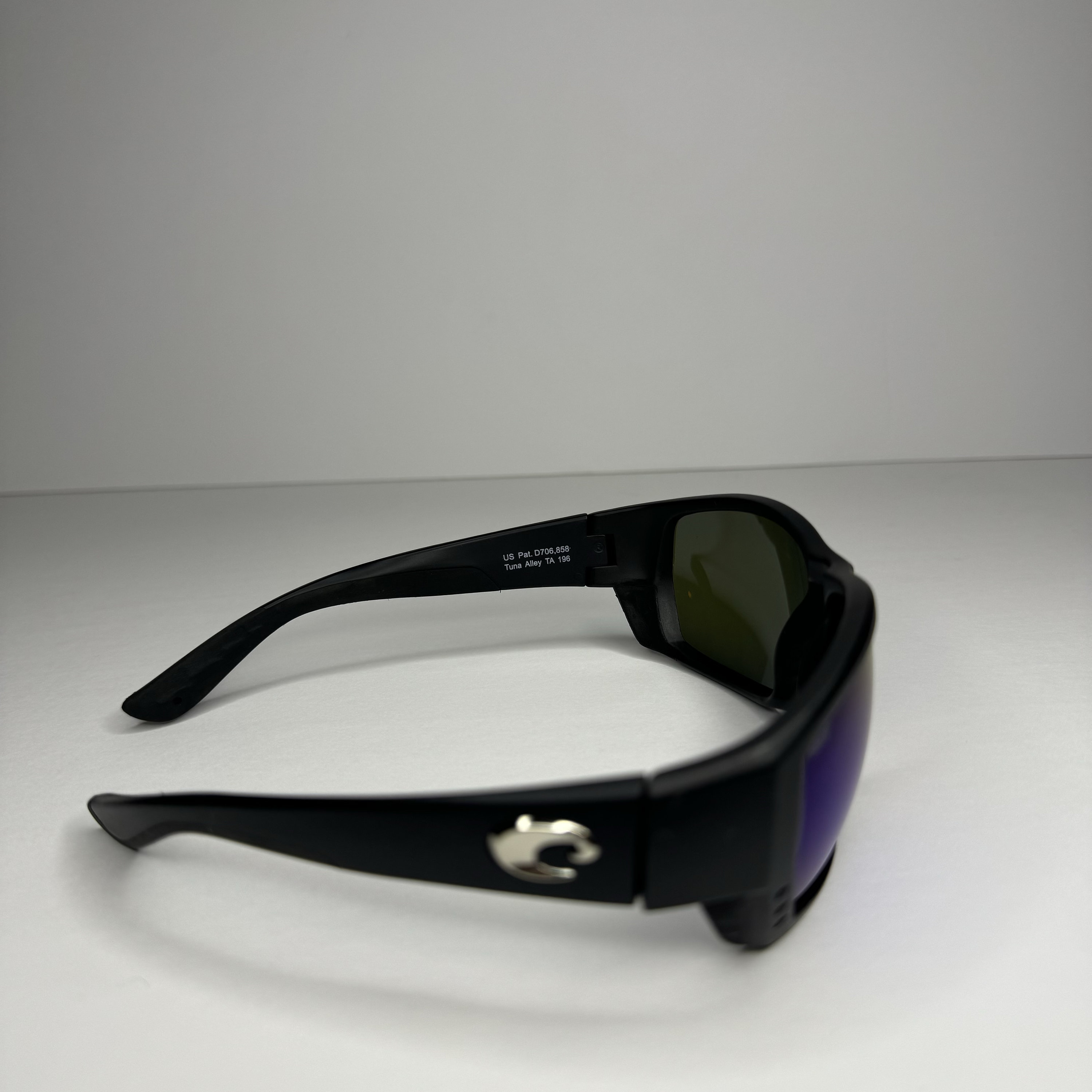 Costa Del Mar Tuna Alley Sunglasses Polarized 580P Lenses Blue/black Etsy