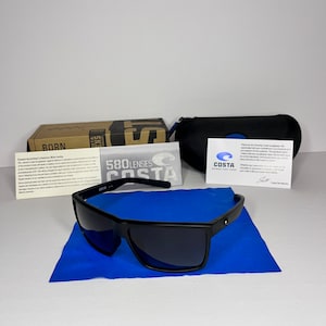 Costa Del Mar Rinconcito Sunglasses - Polarized 580P Lenses - Black / Black