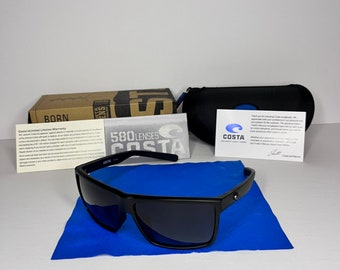 Costa Del Mar Rinconcito Sunglasses - Polarized 580P Lenses - Black / Black