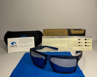 Costa Del Mar Rinconcito Sunglasses - Polarized 580P Lenses - Black / Blue