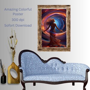 Universe space poster: astral galaxy picture