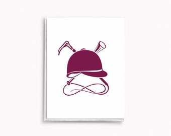Fox Hunter Hunt Cap Greeting Cards: Equestrian Fox Hunting Horse-Themed Cards, All Occasion Greeting Cards and Card Sets, HH XFH