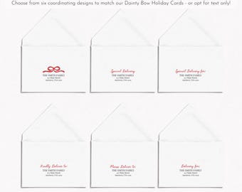Dainty Bows Envelope Recipient Addressing Add-On