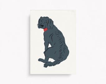 Custom Pet Portrait Stationery: Flat and Folded Greeting Card and Notecard Sets Personalized with Dog, Cat, Horse or Any Animal