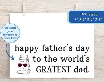 Funny Dad Joke Father's Day Card: Cheesy Pun Card