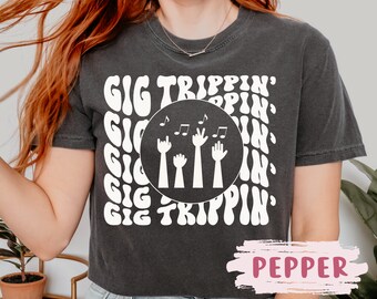 Gig Tripping T-Shirt: Music Festival Concert Lover Gift
