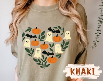 Retro Halloween Shirt, Women's Comfort Colors Spooky T-Shirt