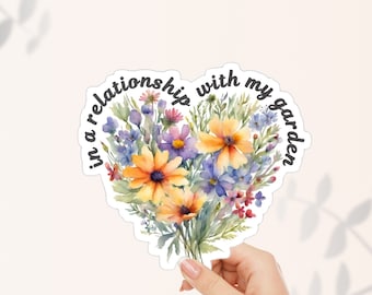 Botanical Garden Sticker, Gift for Gardeners