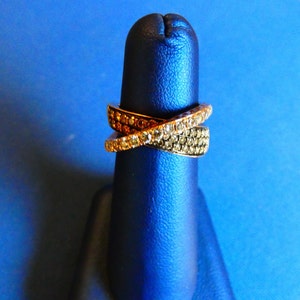 14K Le Vian Diamond Bypass Ring