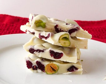 White Chocolate, Pistachio and Cranberry Bark~1 PD~Only 15.99