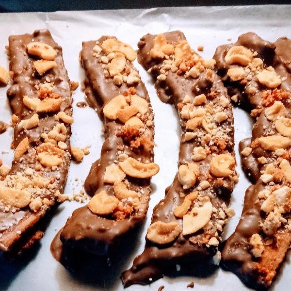 Cashew Chocolate Covered Bacon Candy SALE