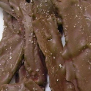 Chocolate Covered Bacon ~ THE ORIGINAL bacon candy  1/2 pd