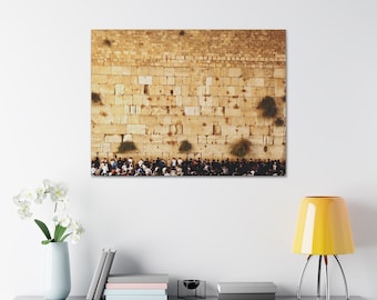 Kotel Israel Photo Gift | Jewish Muro de los lamentos Canvas Prints and Photo Blocks | Jerusalem Gallery Wraps