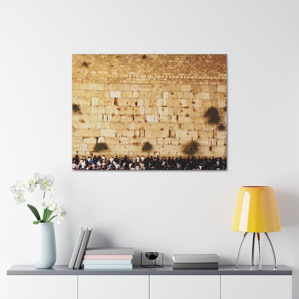 Kotel Israel Photo Gift | Jewish Muro de los lamentos Canvas Prints and Photo Blocks | Jerusalem Gallery Wraps