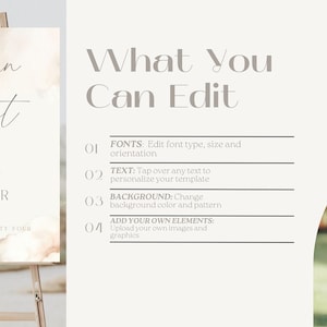 May include: A printable baby shower sign with a watercolour background in shades of brown and beige. The text reads "Heaven Sent" and "Welcome to Natalia & Alie's Baby Shower". The sign also includes the date of the shower, "Saturday 15th of May, Two Thousand and Twenty Four".