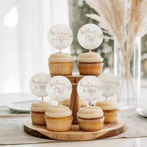 Pacchetto Baby Shower Heaven Sent: tema modificabile per Baby Shower a tema nuvola (digitale e stampabile) immagine 9