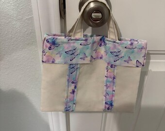 Stoffbeutel Aquarell Schmetterlinge klein