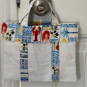 Tote Bag Coastal Lobster small