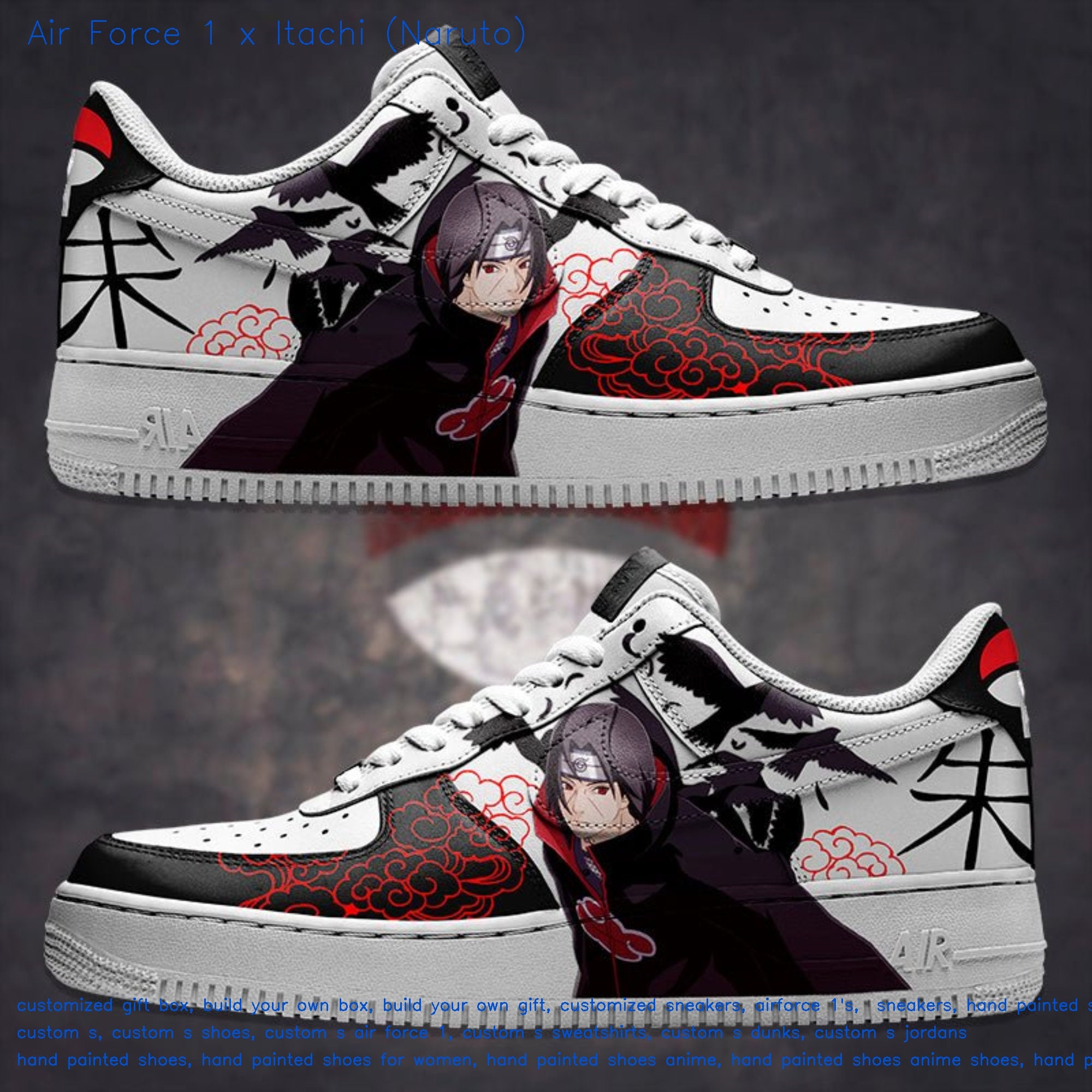 Nagato Custom Naruto Anime Slip On Shoes