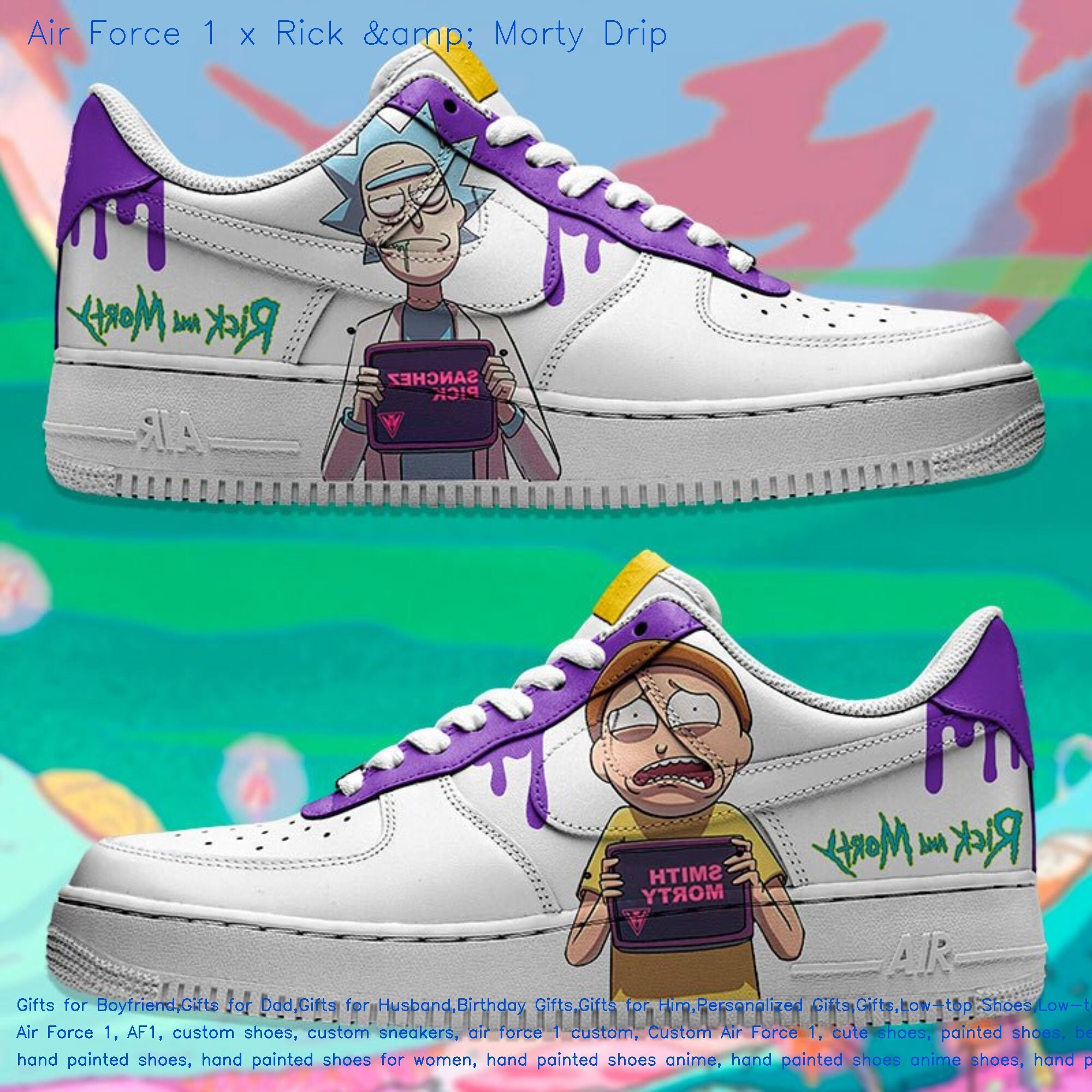 Rick and Morty, Nike, pickle rick, art, cartoon, animated, Rick