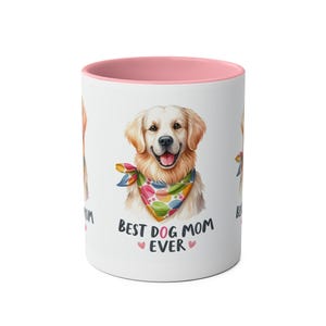 Personalized Dog Mom Mug | Best Dog Mom Ever Coffee Cup | Mother&#39;s Day Gift for Her | Cute Dog Lover Gift | Funny Dog Mom Birthday Gift
