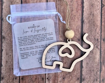 Sisterhood Elephant Ornament | Elephant Ornament | Love & Loyalty Elephant Ornament