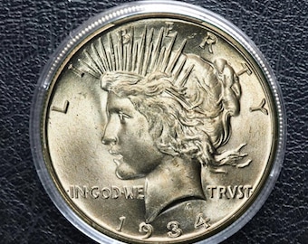 1934-S Peace Dollar Commemorative US Collectible Coin