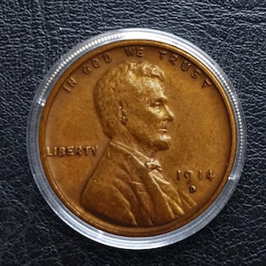 1914-D Lincoln Penny   Collectibles Coins US Commemorative Coins Old Coins Perfect For Gifts Antique Coins To Collect