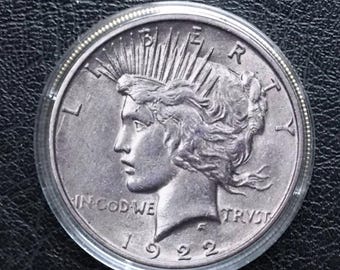 Moneda de dólar de la paz de 1922, coleccionable conmemorativa de EE. UU.